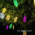 Luces de color colgantes impermeables al aire libre